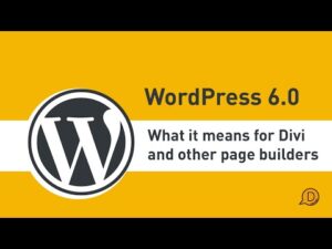 divi chat 243 - wordpress 6.0